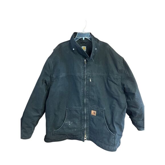 Carhartt C61 MDT Sz 3XL Sherpa Lined  Black Duck Jacket - Picture 1 of 8